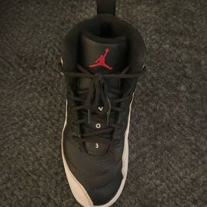 Black and white jordan 12 retros